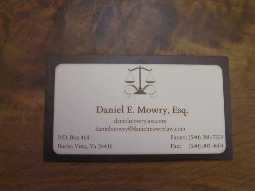 Daniel Mowry, Esq - Attorney at Law Lawyer Reviews and Ratings